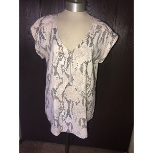 Silk snake skin shirt